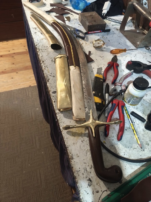 Σαμσίρ Ατσάλι Μπρούτζινο (92cm shamshir) Φωτογραφία 10