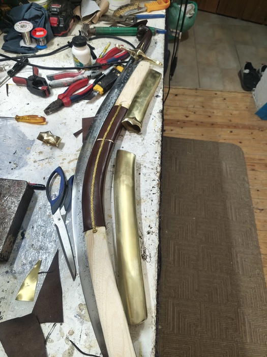 Σαμσίρ Ατσάλι Μπρούτζινο (92cm shamshir) Φωτογραφία 9