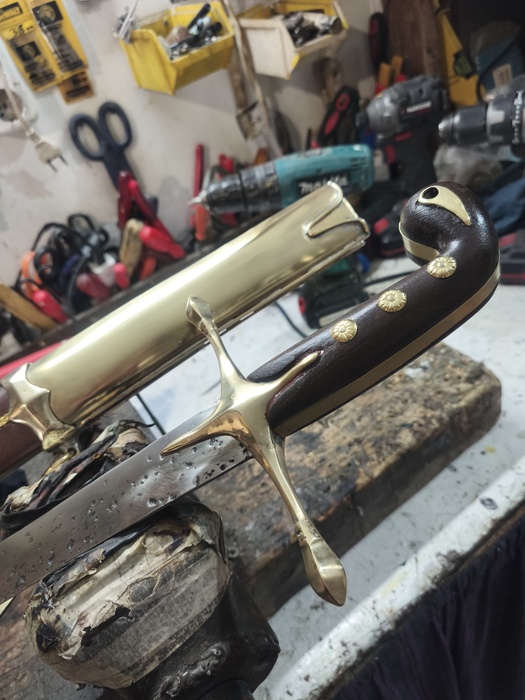 Σαμσίρ Ατσάλι Μπρούτζινο (92cm shamshir) Φωτογραφία 14