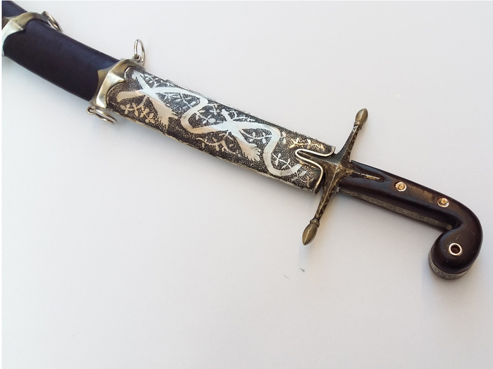 Σαμσίρ Σκαλιστό Λάφυρα Χάλυβας (92cm shamshir) Φωτογραφία 10