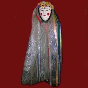 Πρόσωπος Νύφης με τούλι, κορδέλες και λουλούδια Φωτογραφία 2