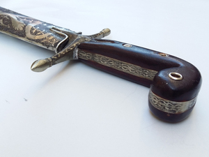 Σαμσίρ Σκαλιστό Λάφυρα Χάλυβας (92cm shamshir) Φωτογραφία 8