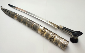 Γιαταγάνι Σκαλιστά Ένθετα Ατσάλι (72cm yatagan) Φωτογραφία 2