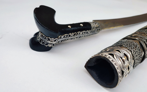 Γιαταγάνι Σκαλιστά Ένθετα Ατσάλι (72cm yatagan) Φωτογραφία 6