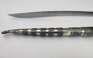 Γιαταγάνι Σκαλιστά Ένθετα Ατσάλι (72cm yatagan) Φωτογραφία 5