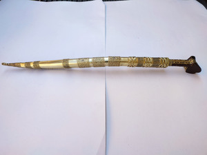 Γιαταγάνι Σκαλιστά Ένθετα Χάλυβας (72cm yatagan) Φωτογραφία 10