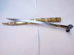 Γιαταγάνι Σκαλιστά Ένθετα Χάλυβας (72cm yatagan) Φωτογραφία 7