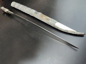 Γιαταγάνι Σκαλιστά Ένθετα Χάλυβας (72cm yatagan) Φωτογραφία 2