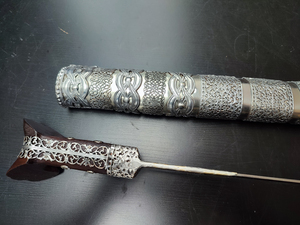 Γιαταγάνι Σκαλιστά Ένθετα Χάλυβας (72cm yatagan) Φωτογραφία 6