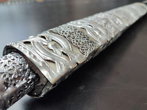 Γιαταγάνι Σκαλιστά Ένθετα Χάλυβας (72cm yatagan) Φωτογραφία 3