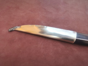 Γιαταγάνι Ασημένιο Ατσάλι (72cm yatagan) Φωτογραφία 5