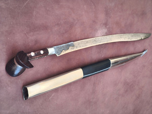 Γιαταγάνι Ασημένιο Ατσάλι (72cm yatagan) Φωτογραφία 3