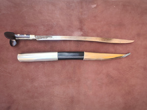 Γιαταγάνι Ασημένιο Ατσάλι (72cm yatagan) Φωτογραφία 2