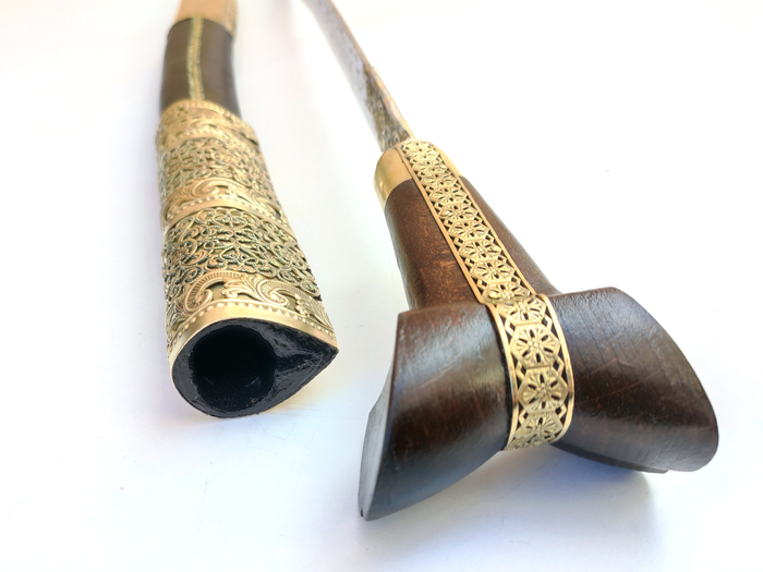 Γιαταγάνι Σκαλιστά Ένθετα Ατσάλι (72cm yatagan) Φωτογραφία 6