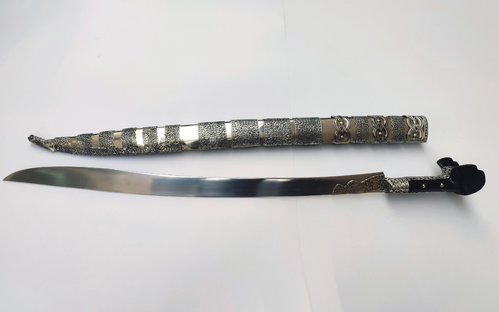 Γιαταγάνι Σκαλιστά Ένθετα Ατσάλι (72cm yatagan) Φωτογραφία 7