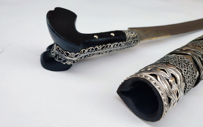 Γιαταγάνι Σκαλιστά Ένθετα Ατσάλι (72cm yatagan) Φωτογραφία 6