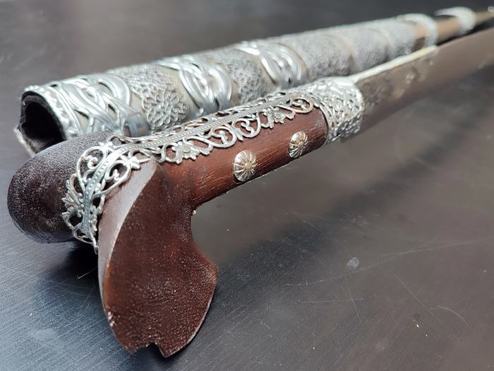 Γιαταγάνι Σκαλιστά Ένθετα Χάλυβας (72cm yatagan) Φωτογραφία 7