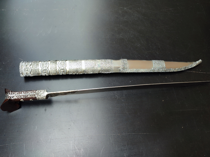 Γιαταγάνι Σκαλιστά Ένθετα Χάλυβας (72cm yatagan) Φωτογραφία 4