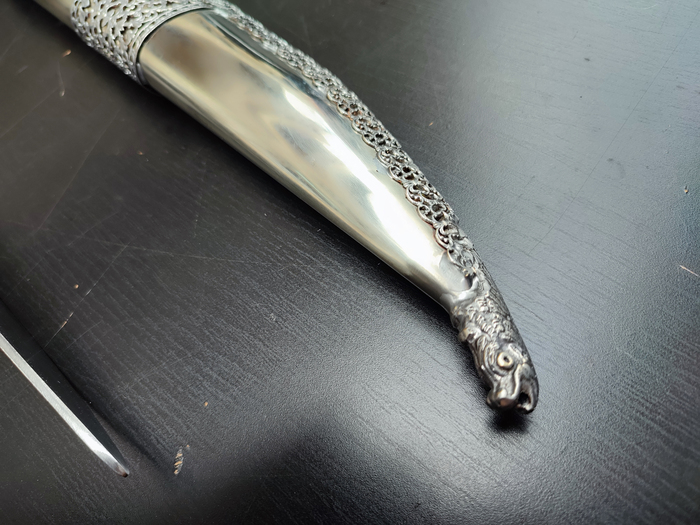 Γιαταγάνι Σκαλιστά Ένθετα Χάλυβας (72cm yatagan) Φωτογραφία 8