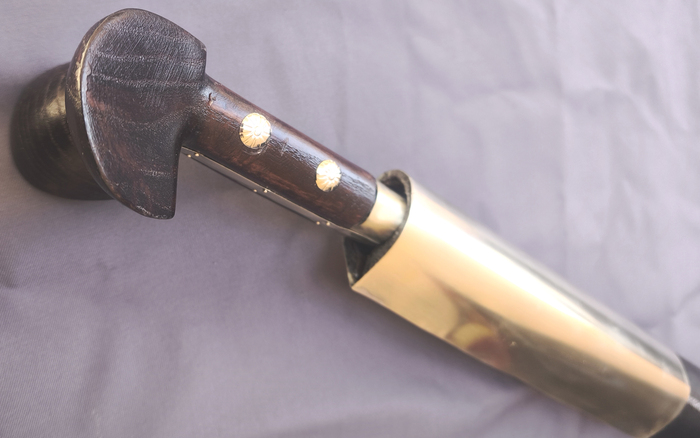 Γιαταγάνι Ασημένιο χάλυβας (72cm yatagan) Φωτογραφία 5