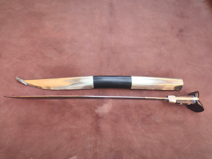 Γιαταγάνι Ασημένιο Ατσάλι (72cm yatagan) Φωτογραφία 6