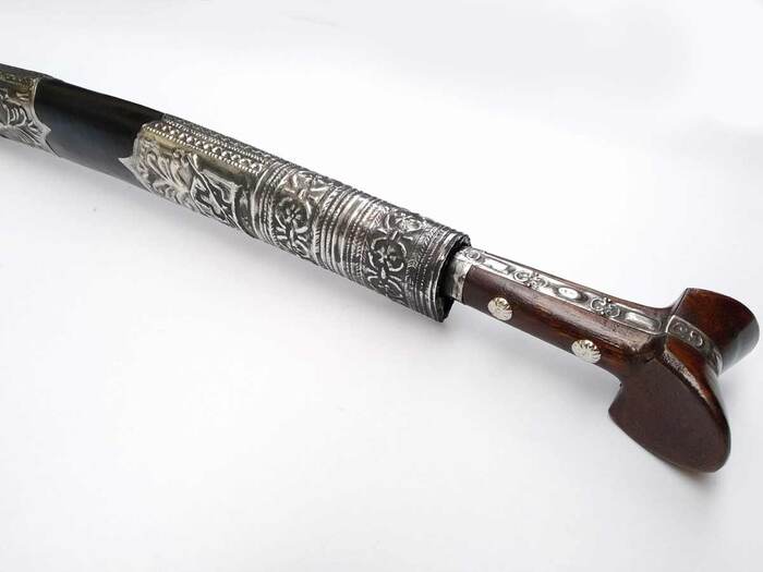 Γιαταγάνι Σκαλιστό με δέρμα (72cm yatagan) Φωτογραφία 6