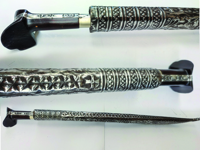 Γιαταγάνι Σκαλιστό Χάλυβας (72cm yatagan) Φωτογραφία 3