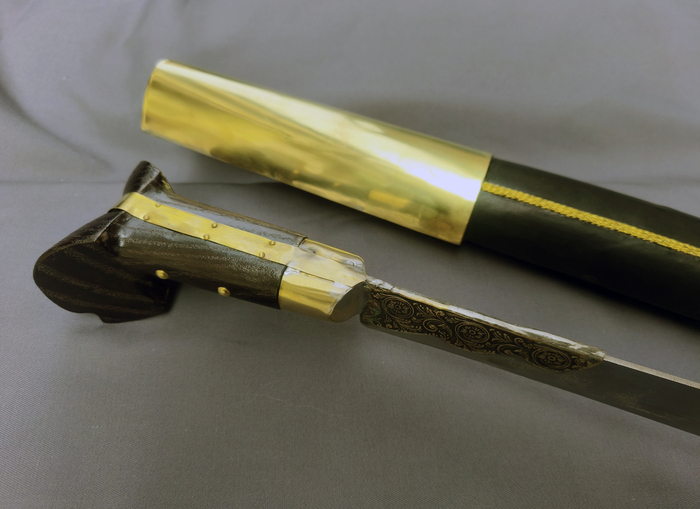 Γιαταγάνι Μπρούτζινο Χάλυβας (72cm yatagan) Φωτογραφία 6